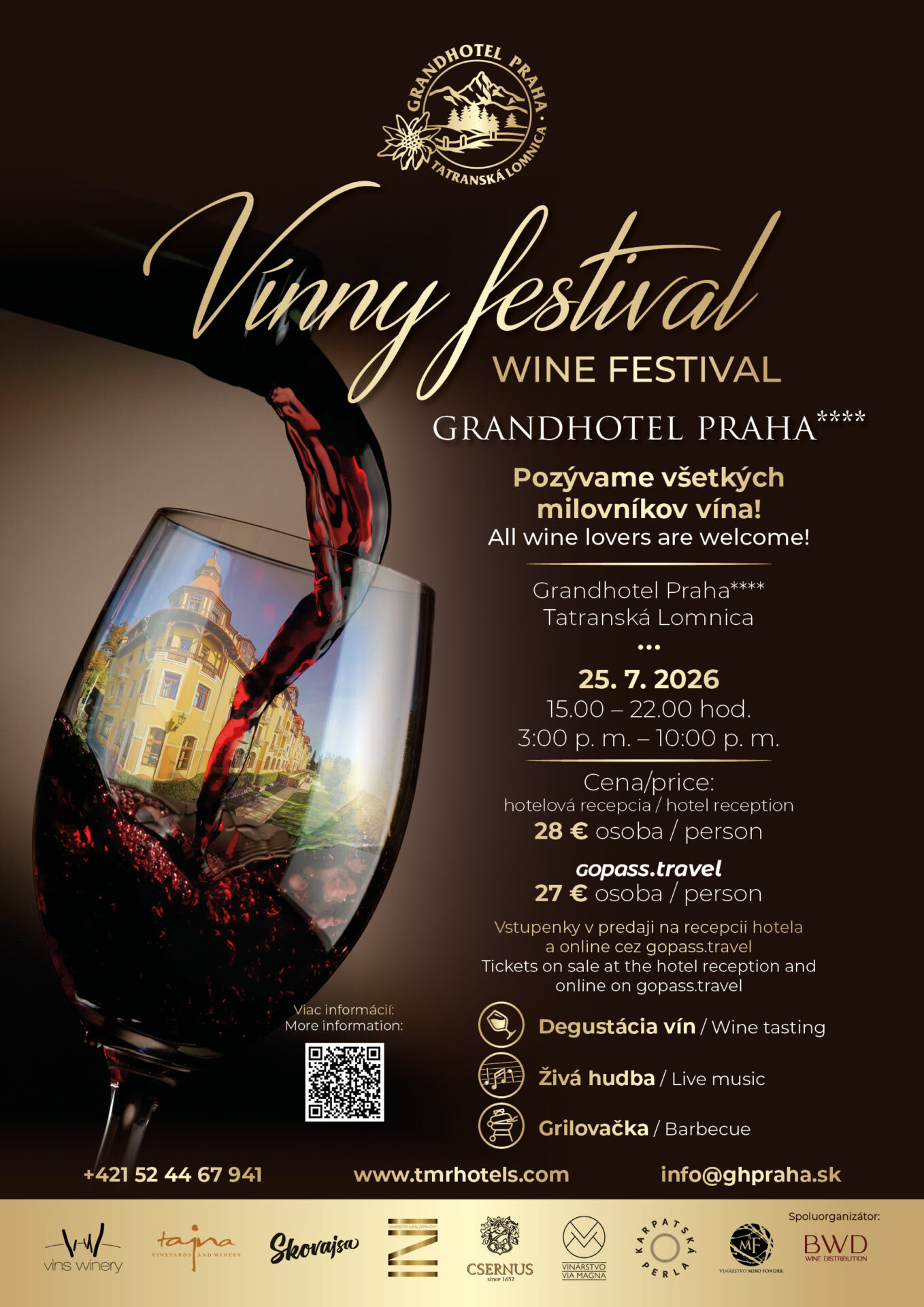Vínny Festival v Grandhoteli Praha