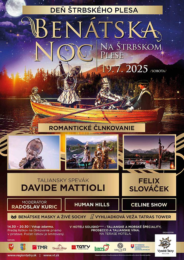 Benátska noc na Štrbskom Plese