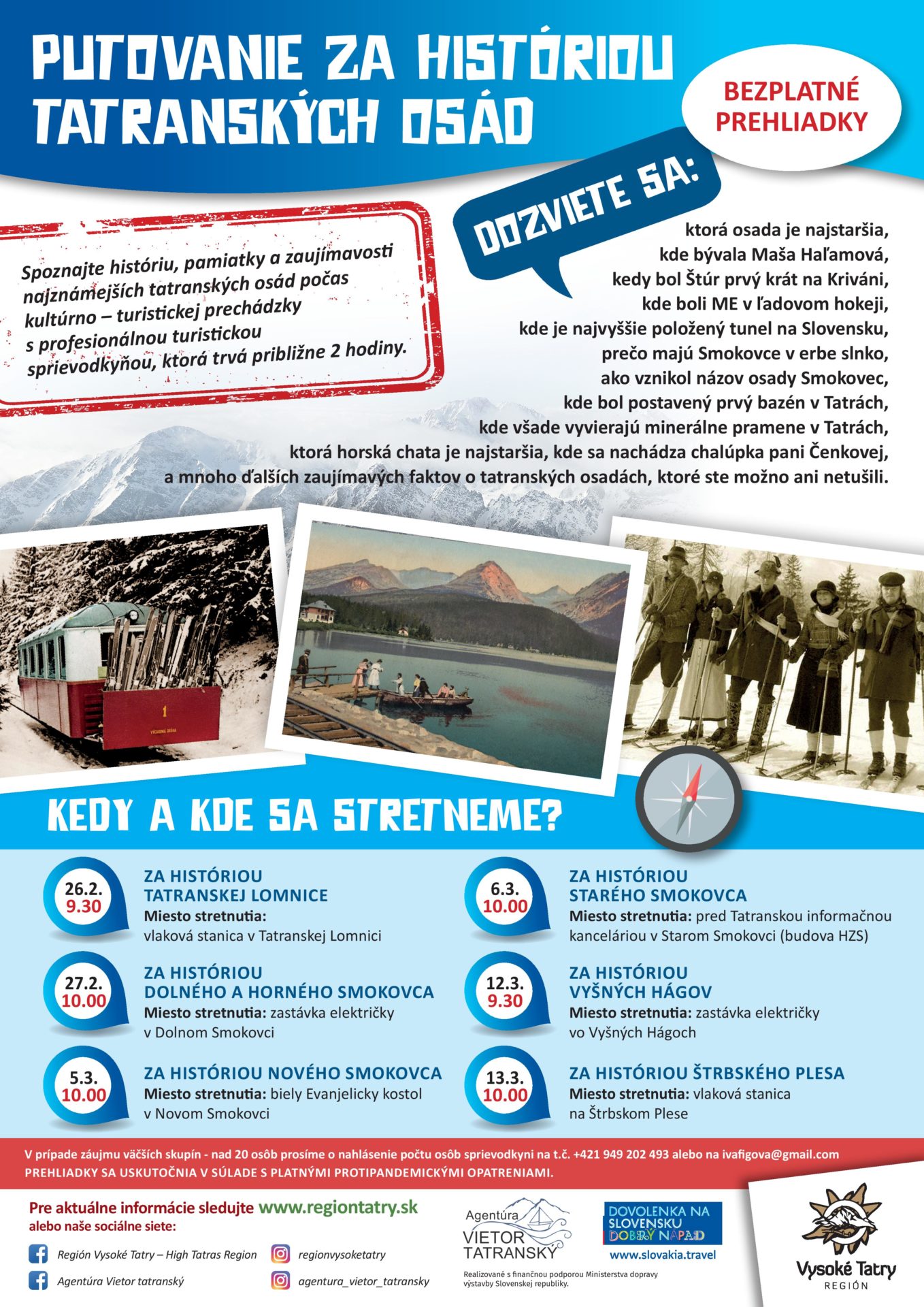 PRÁZDNINOVÉ PUTOVANIE ZA HISTÓRIOU TATRANSKÝCH OSAD – Štrbské Pleso