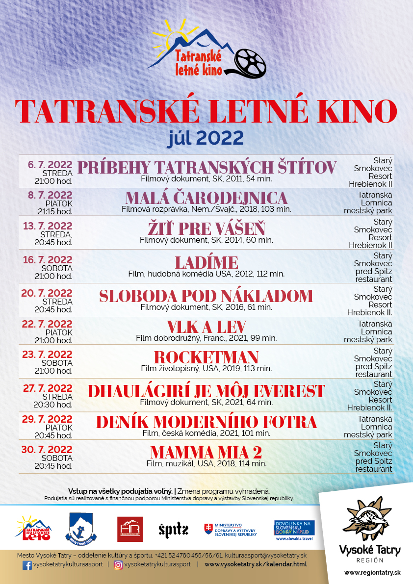 Tatranské letné kino – MALÁ ČARODEJNICA