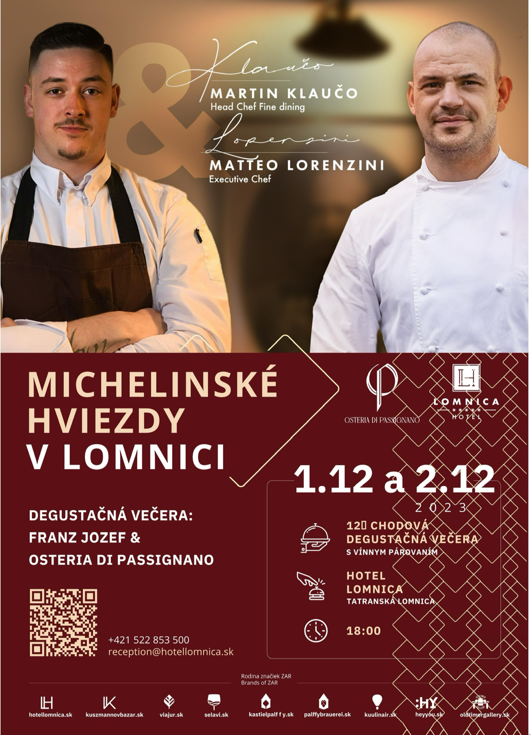 DEGUSTAČNÁ VEČERA: FRANZ JOZEF A OSTERIA DI PASSIGNANO