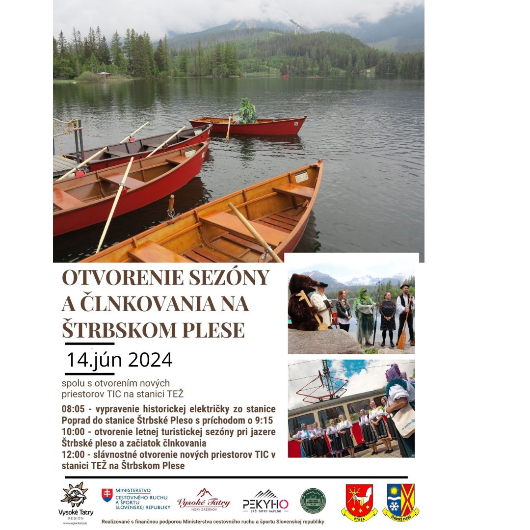 Otvorenie sezóny a člnkovania na Štrbskom Plese- ZRUŠENÉ!!!