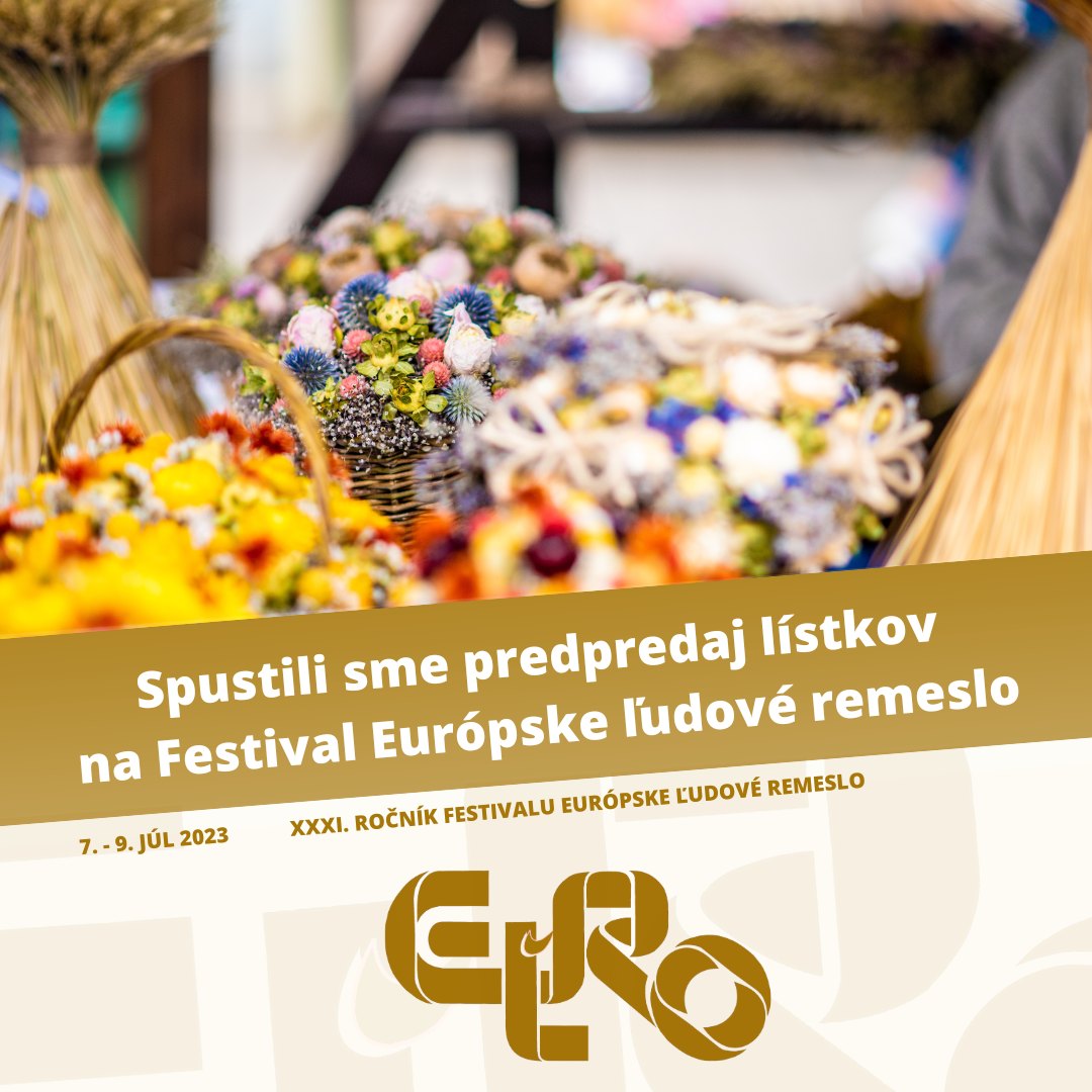 FESTIVAL EURÓPSKE ĽUDOVÉ REMESLO