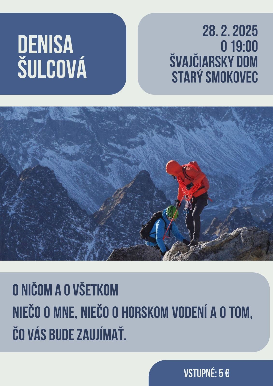Rozhovor s Denisou Šulcovou