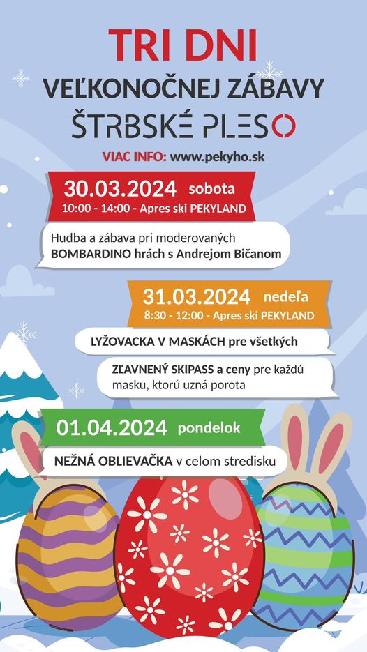 Tri dni Veľkonočnej zábavy v Pekylande