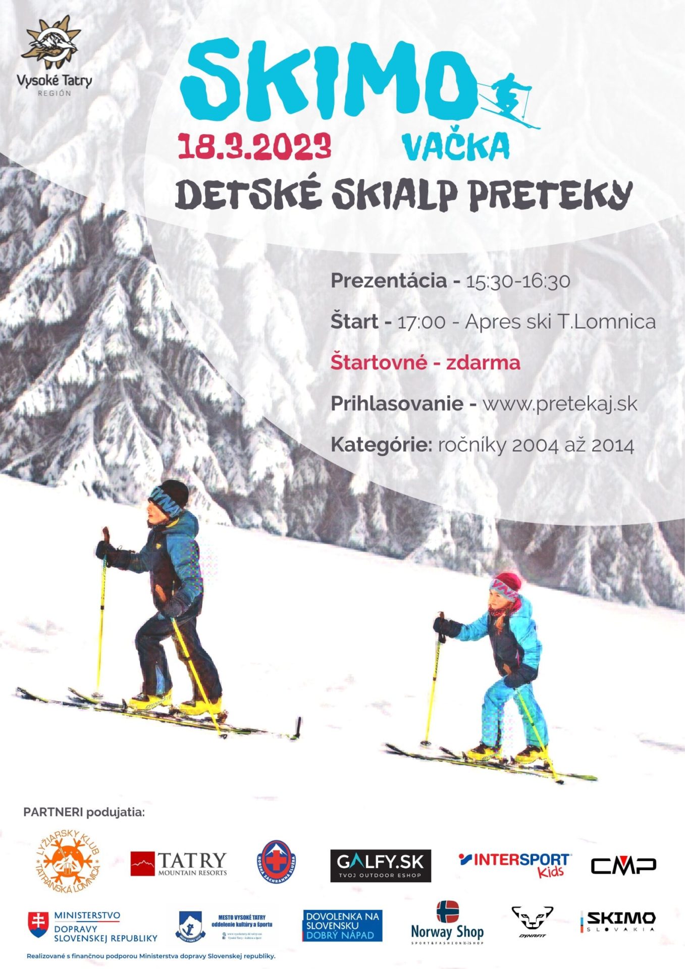 SKIMOVAČKA – detské skialp preteky 2023