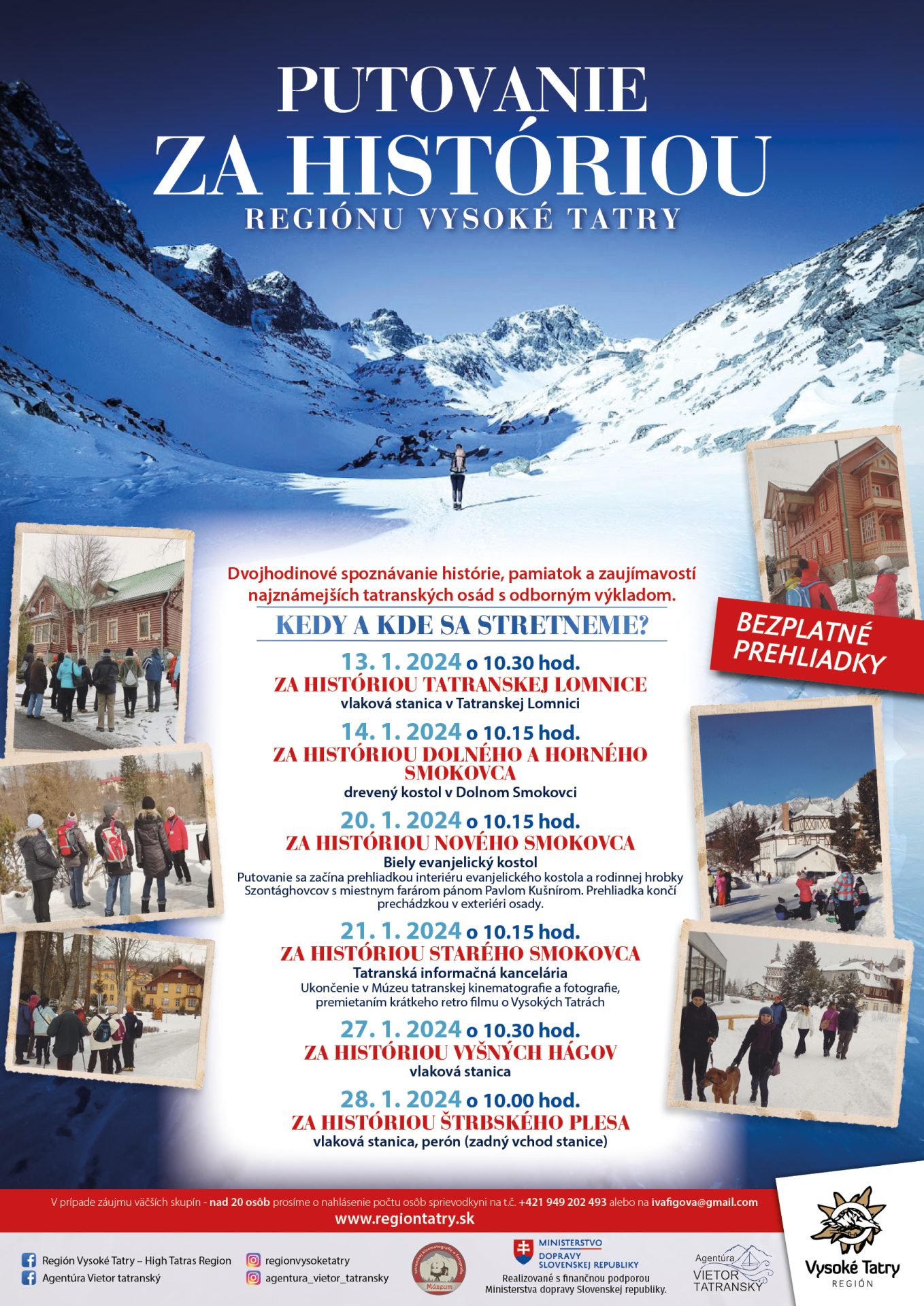 PUTOVANIE ZA HISTÓRIOU REGIÓNU VYSOKÉ TATRY – NOVÝ SMOKOVEC