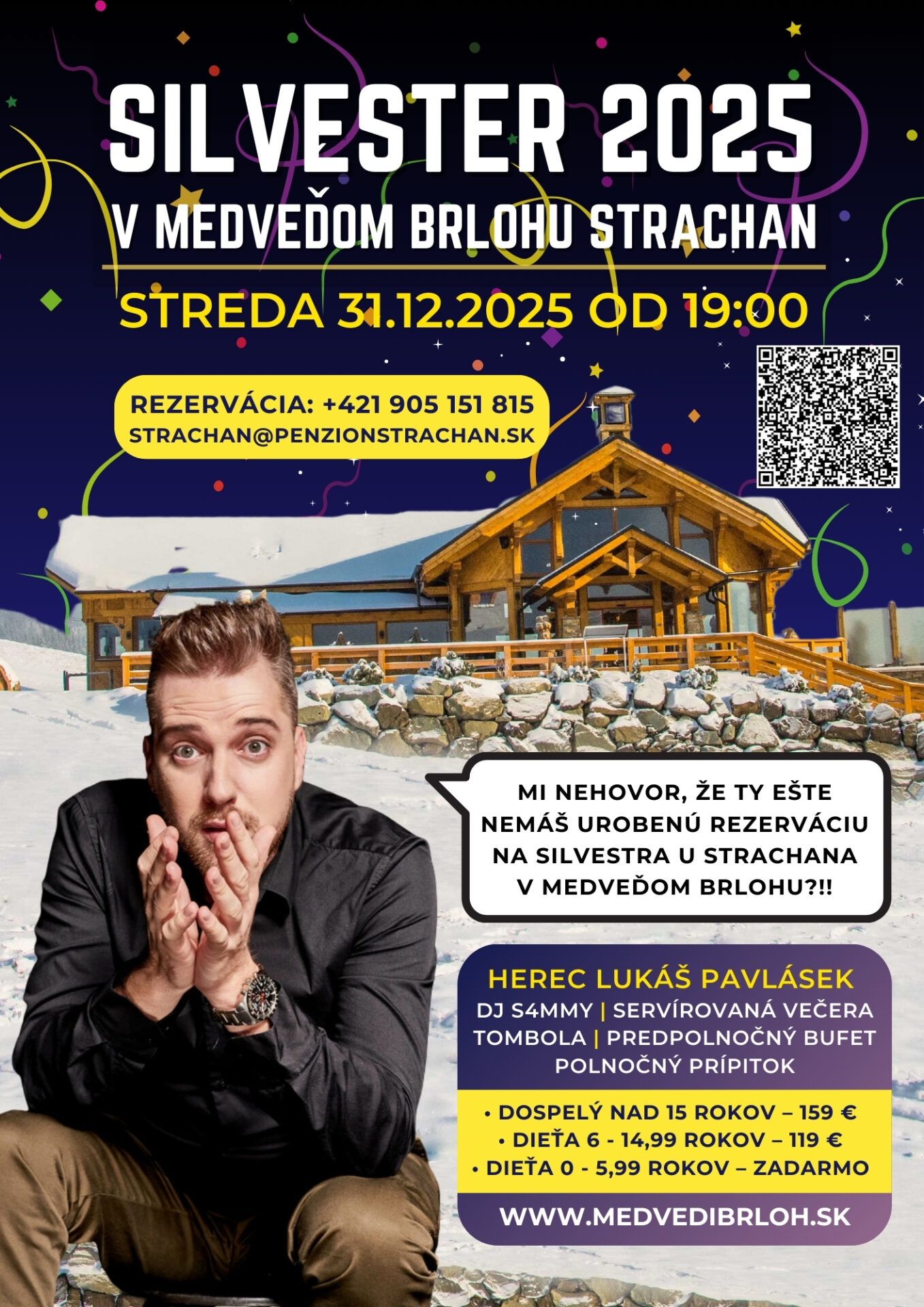 Silvester 2025 v Medveďom brlohu