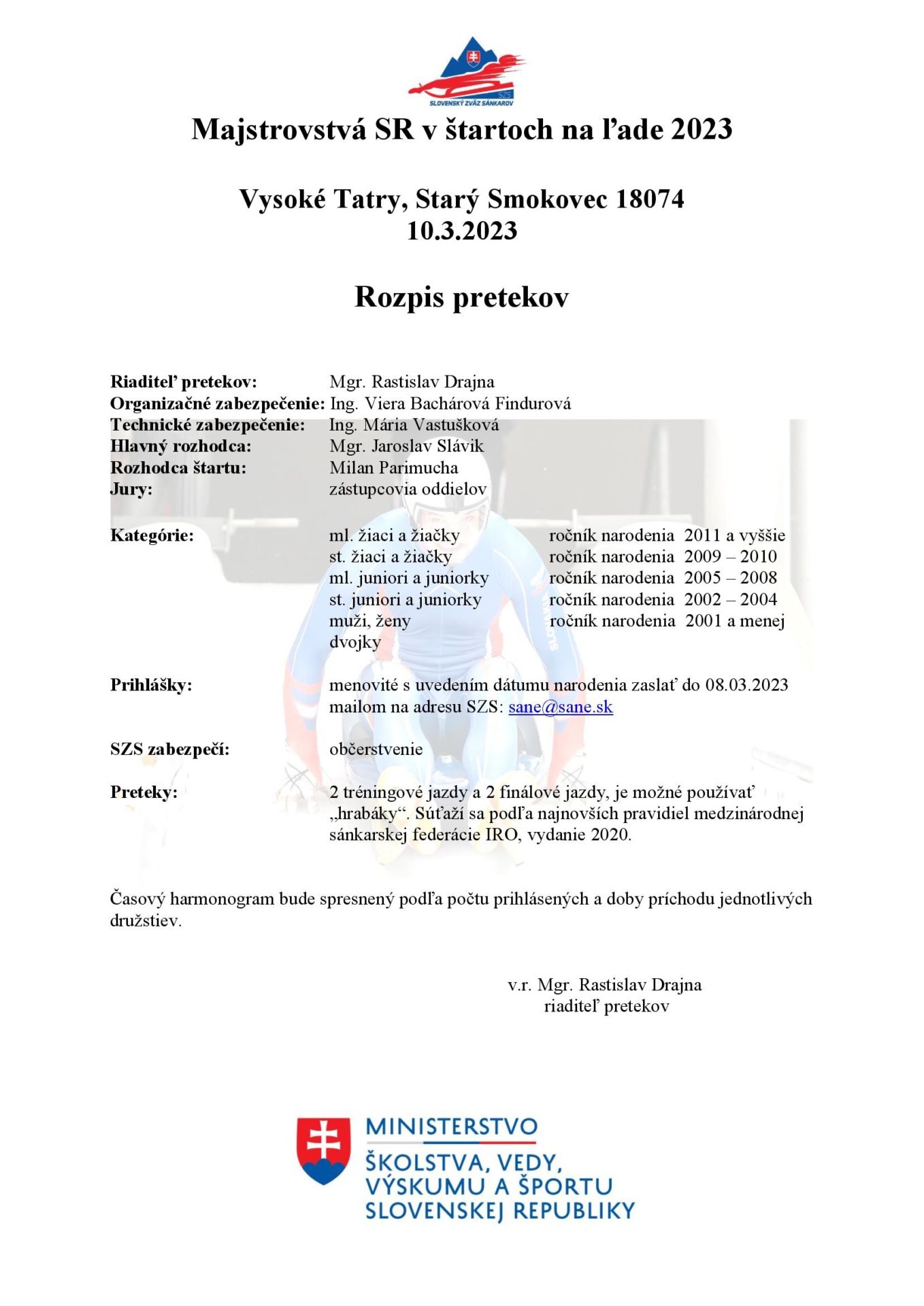 Majstrovstvá SR v štartoch na ľade