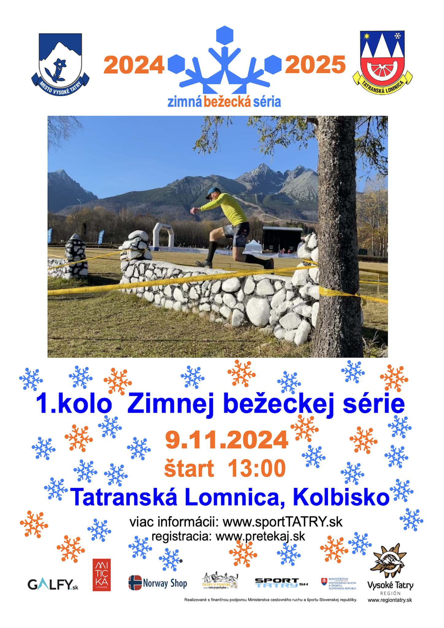 Zimná bežecká séria – 1. kolo