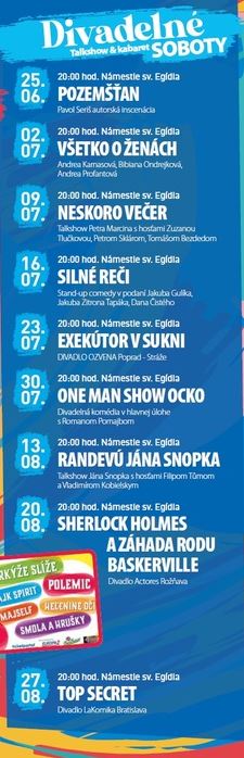 Divadelné soboty Popradského kultúrneho leta – VŠETKO O ŽENÁCH