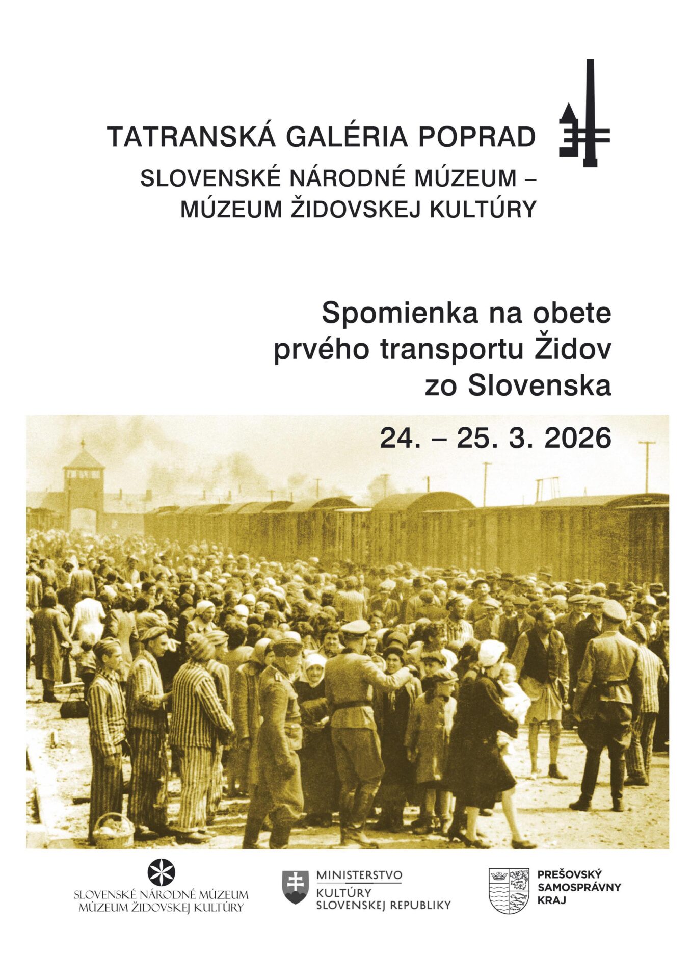 Spomienka na obete prvého transportu Židov