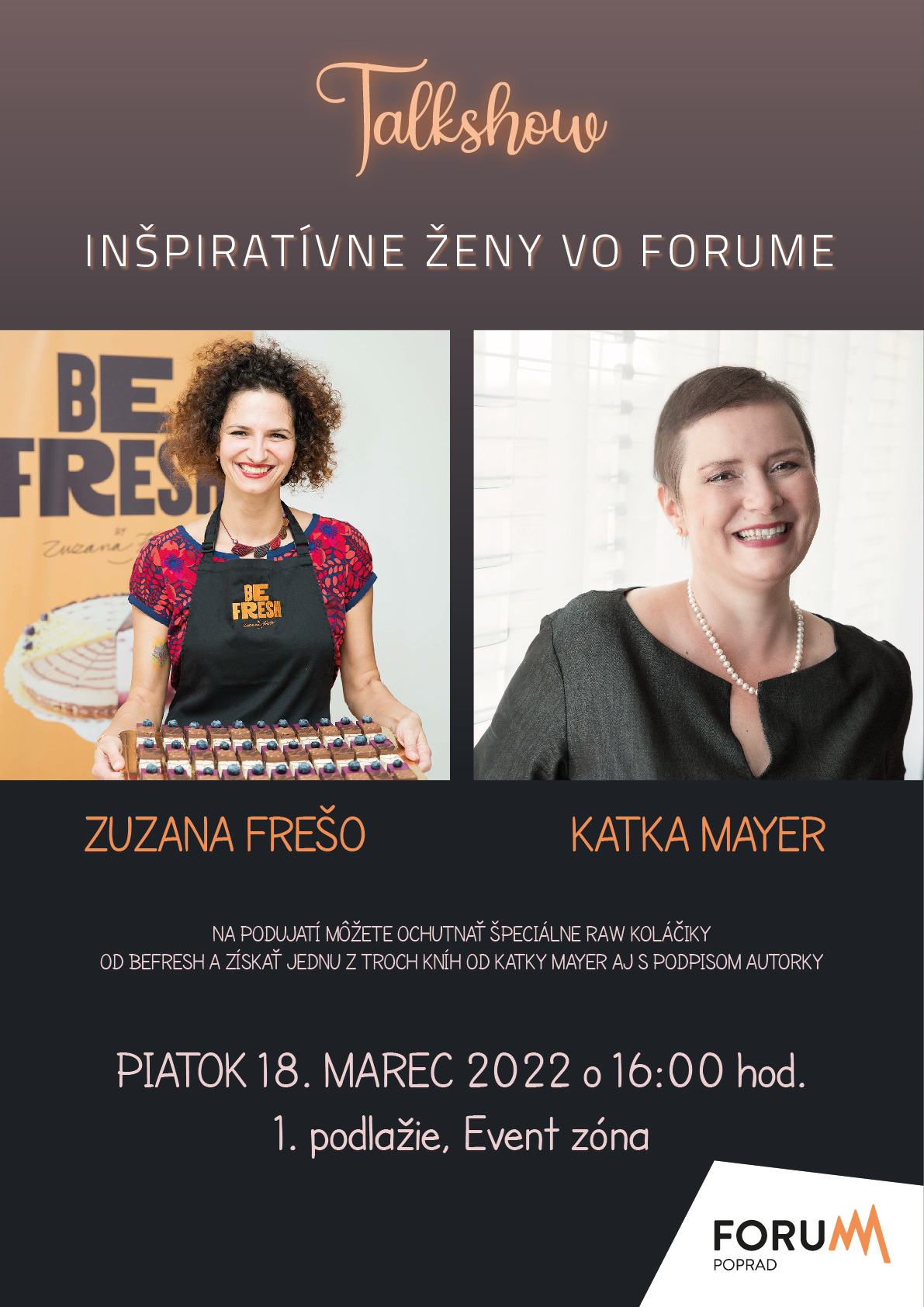 Talkshow – Inšpiratívne ženy vo Forume