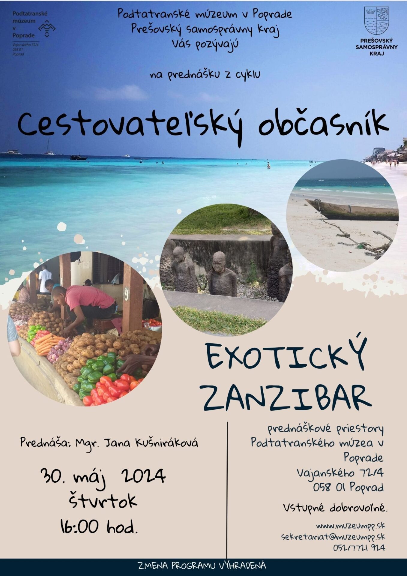 CESTOVATEĽSKÝ OBČASNÍK – EXOTICKÝ ZANZIBAR