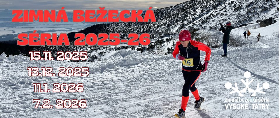 Zimná bežecká séria 3. kolo – Tatranské Matliare-Biela voda – Chata pri Zelenom plese – ZRUŠENÉ