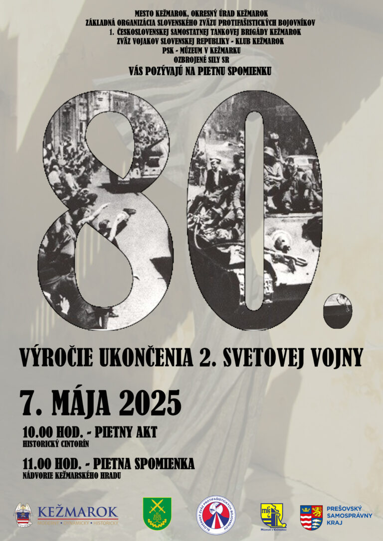 Pietny akt kladenia vencov k 80. výročiu ukončenia 2. svetovej vojny