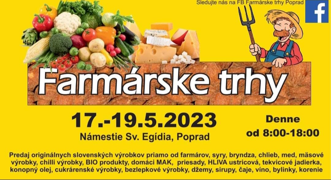 Farmárske trhy Poprad