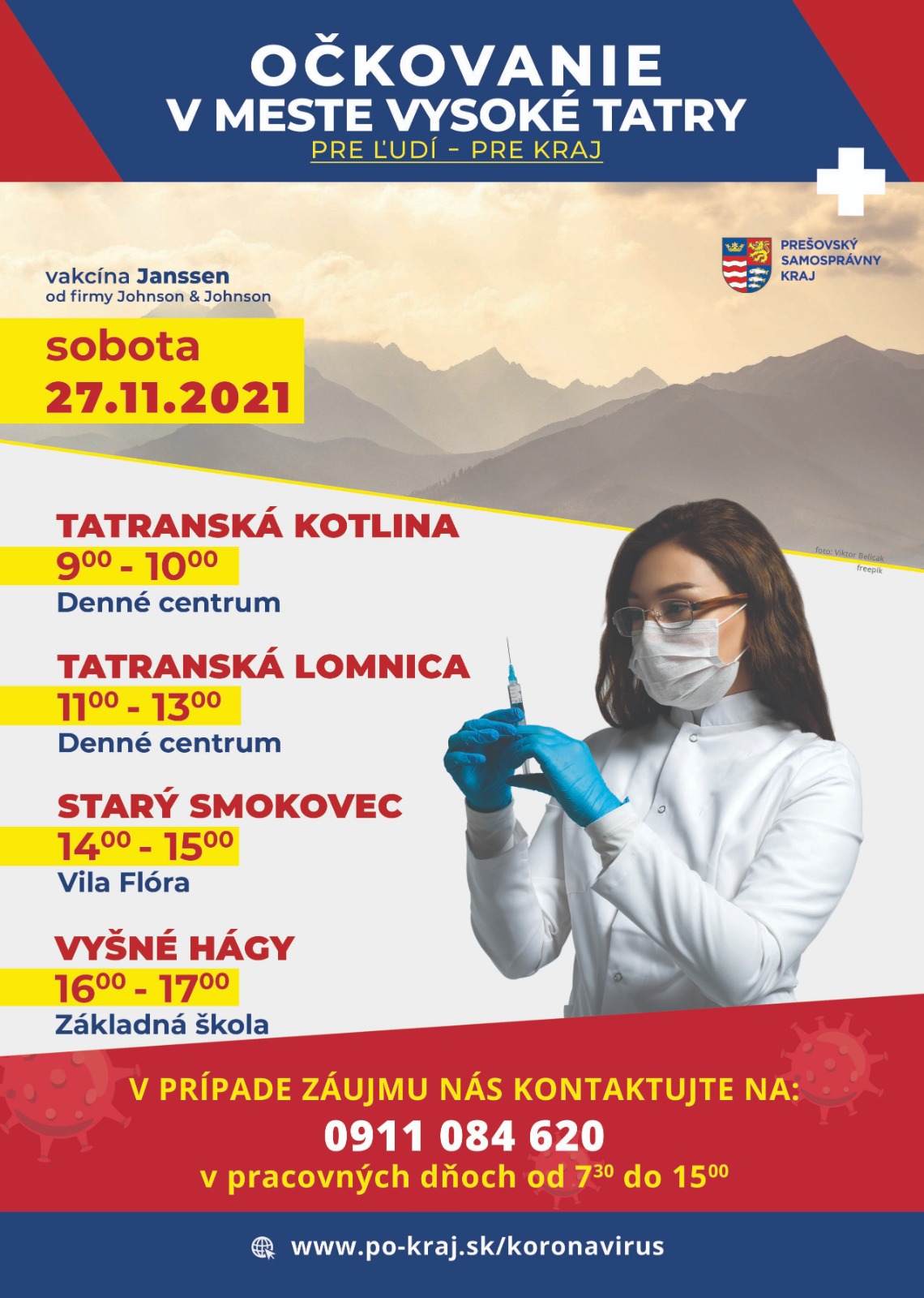 Očkovanie v Meste Vysoké Tatry