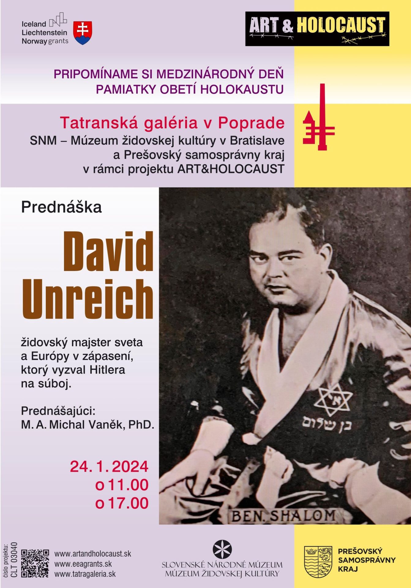 Spomienkové podujatie v rámci Medzinárodného dňa pamiatky obetí holokaustu