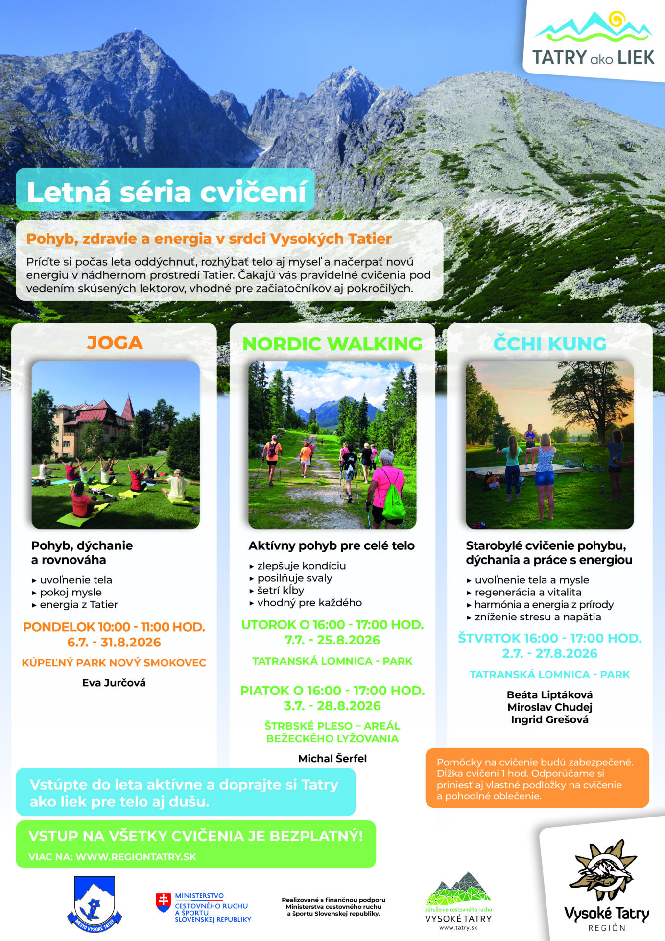 Tatry ako liek – JOGA