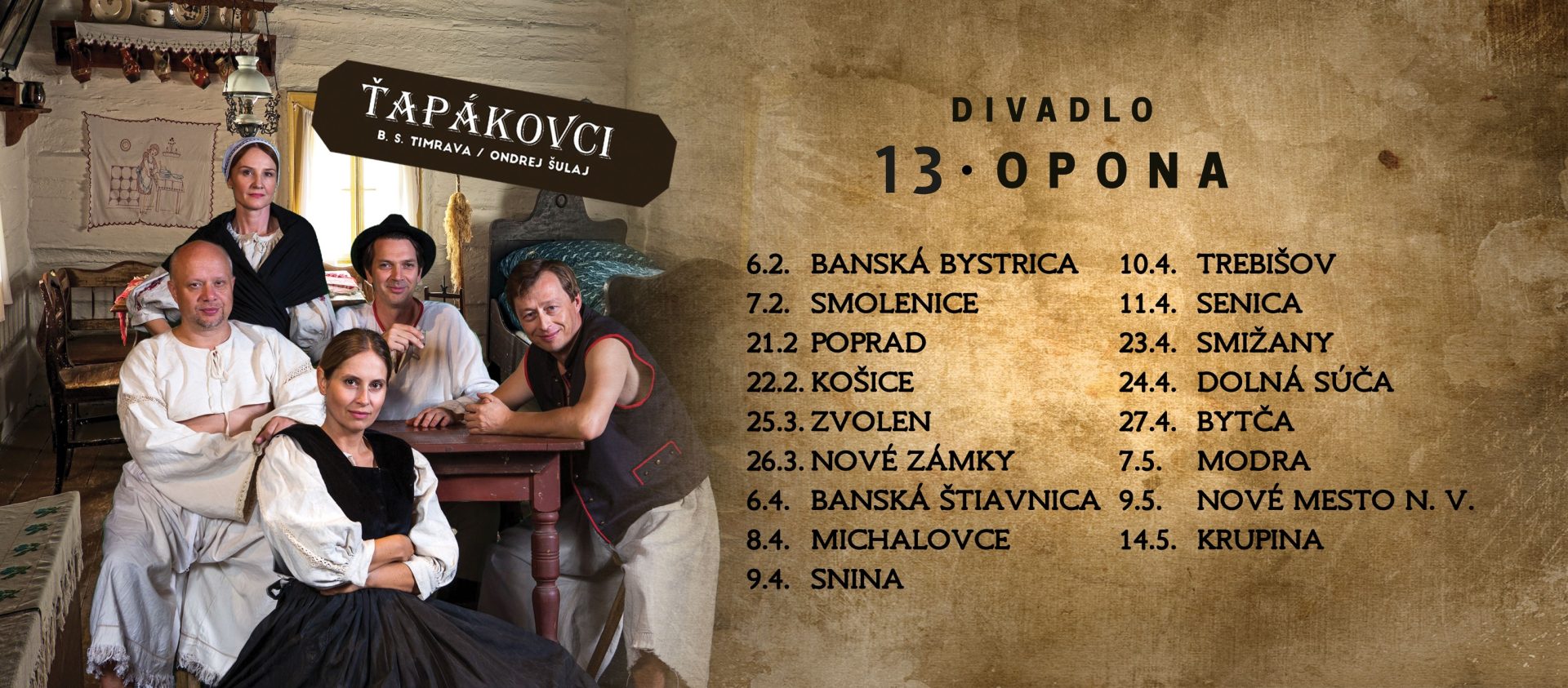 Divadelné predstavenie Ťapákovci