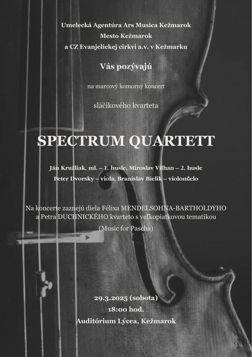 Koncert: SPECTRUM QUARTETT