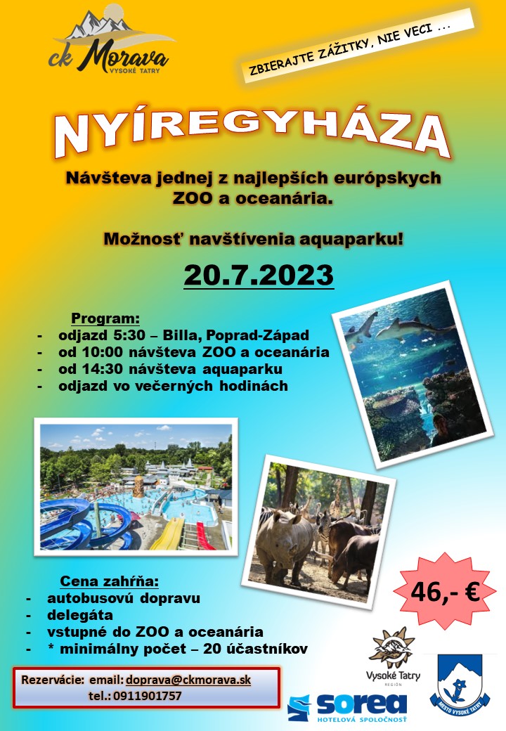 Fakultatívne výlety – Nyíregyháza