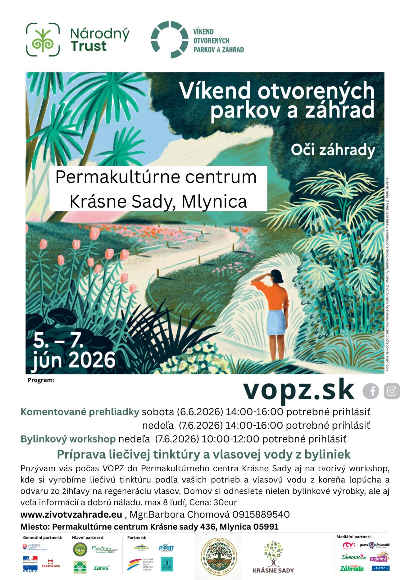 Víkend otvorených parkov a záhrad