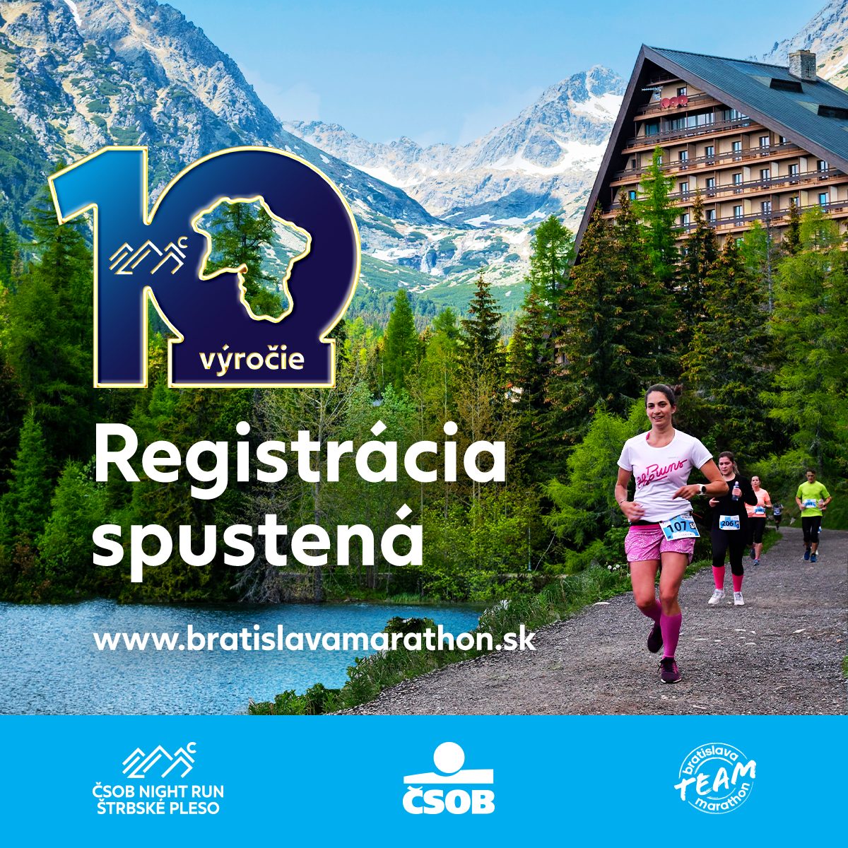 ČSOB Night Run Štrbské Pleso