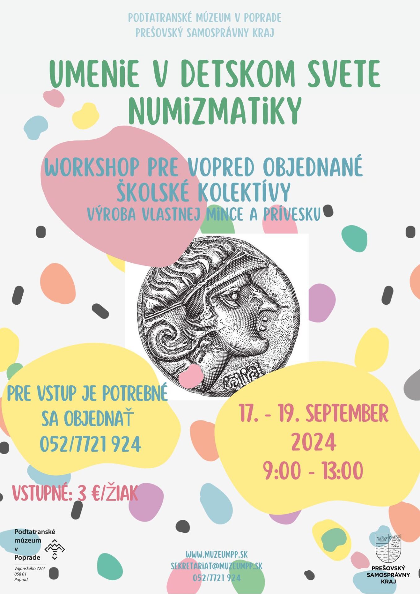 Umenie v detskom svete numizmatiky – workshop pre deti