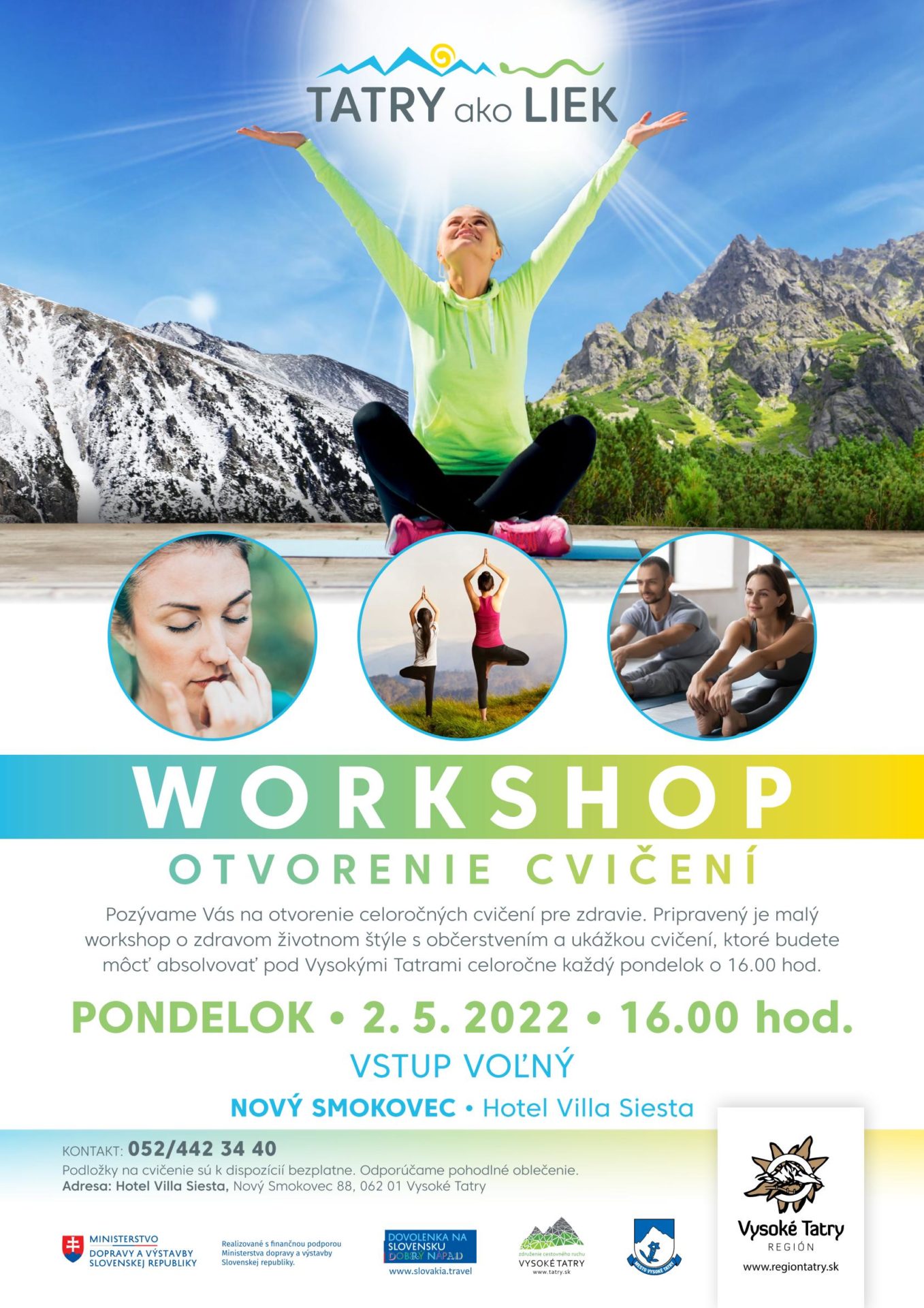 Cvičenia pre zdravie – WORKSHOP