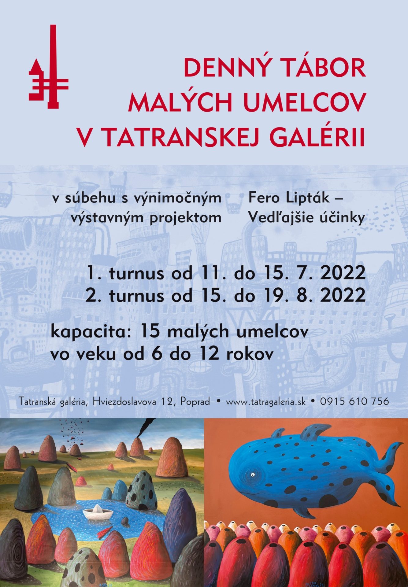 Denný tábor malých umelcov v tatranskej galérii