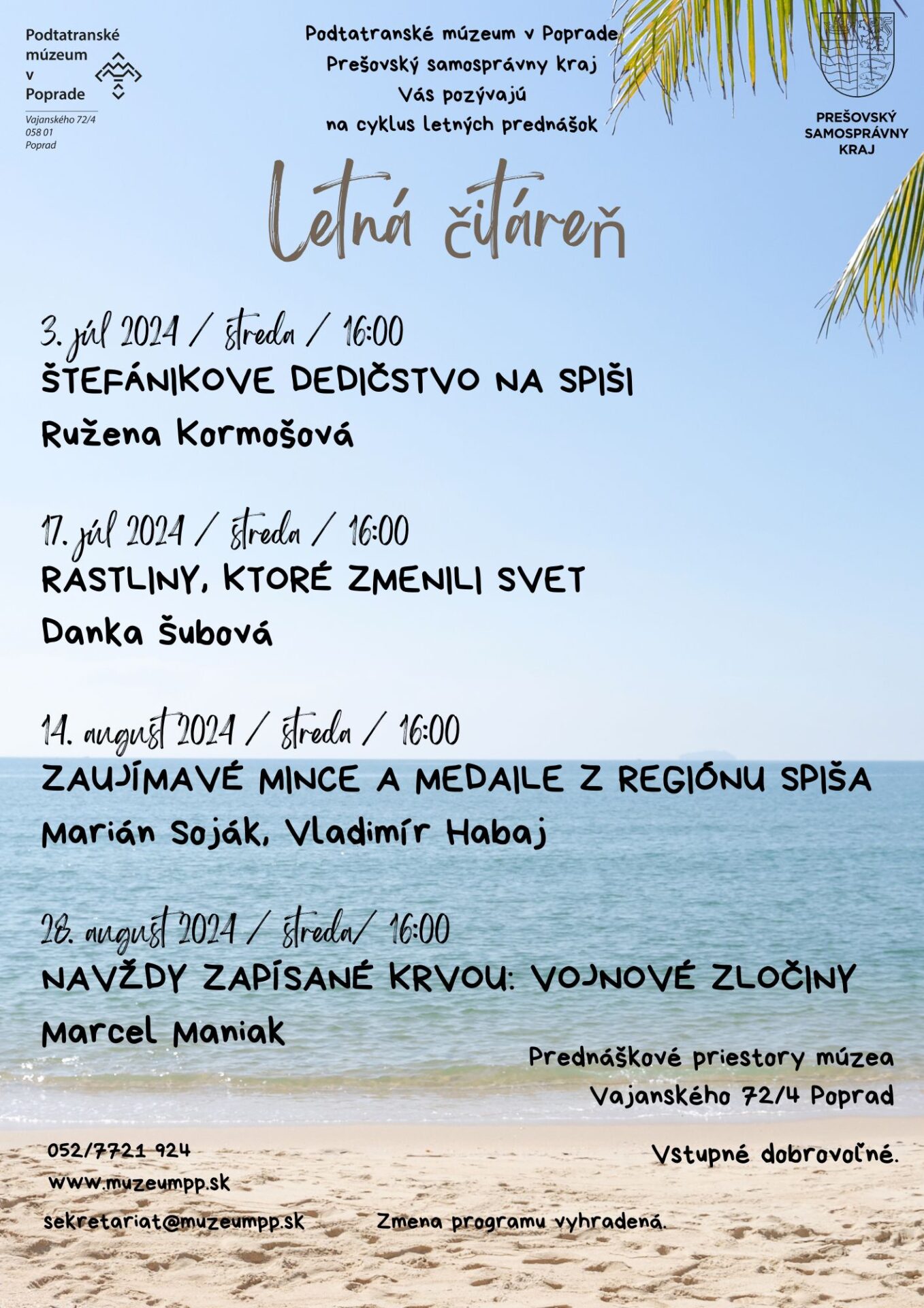 Letná čitáreň I – Štefánikove dedičstvo na Spiši