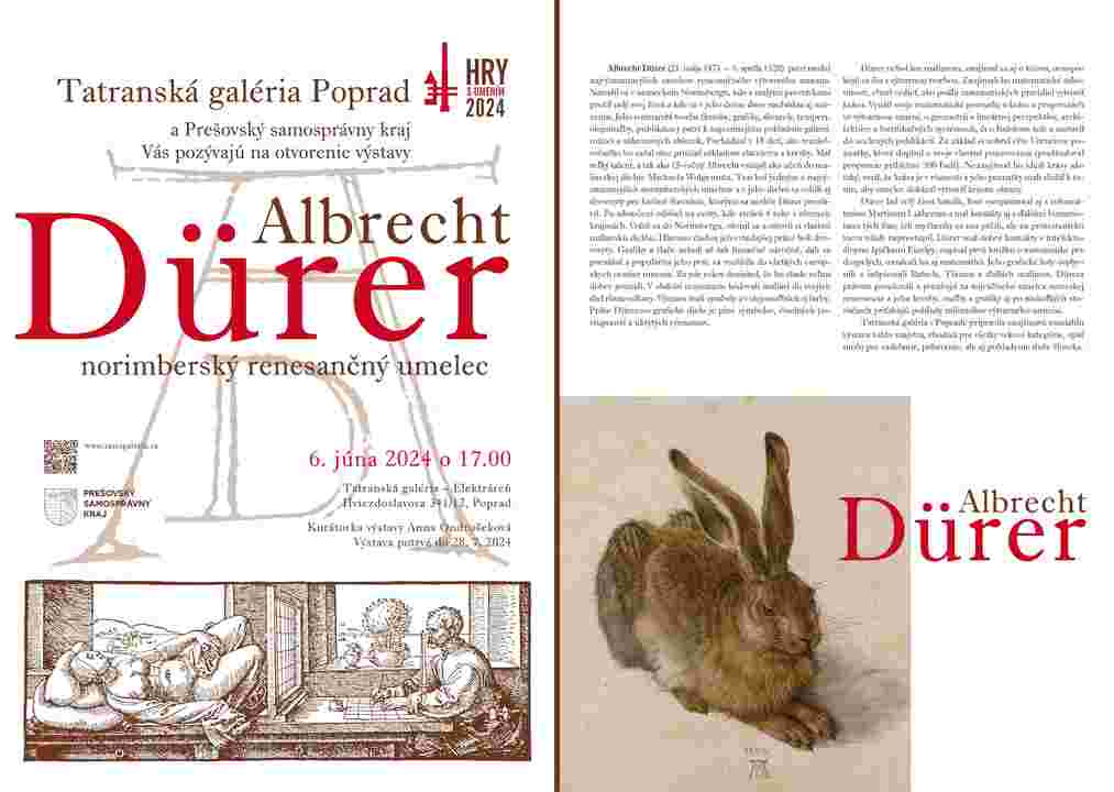 Výstava Albrecht Dürer – norimberský renesančný umelec