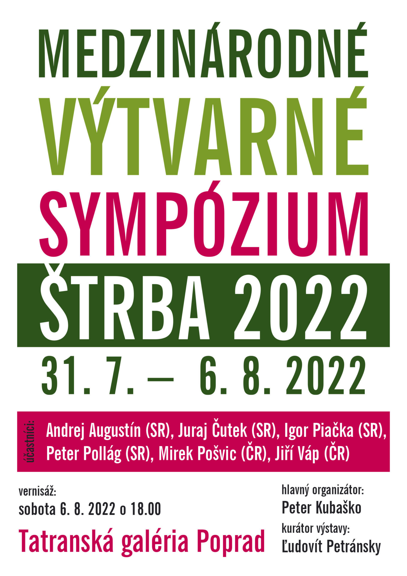 Medzinárodné výtvarné sympózium Štrba 2022