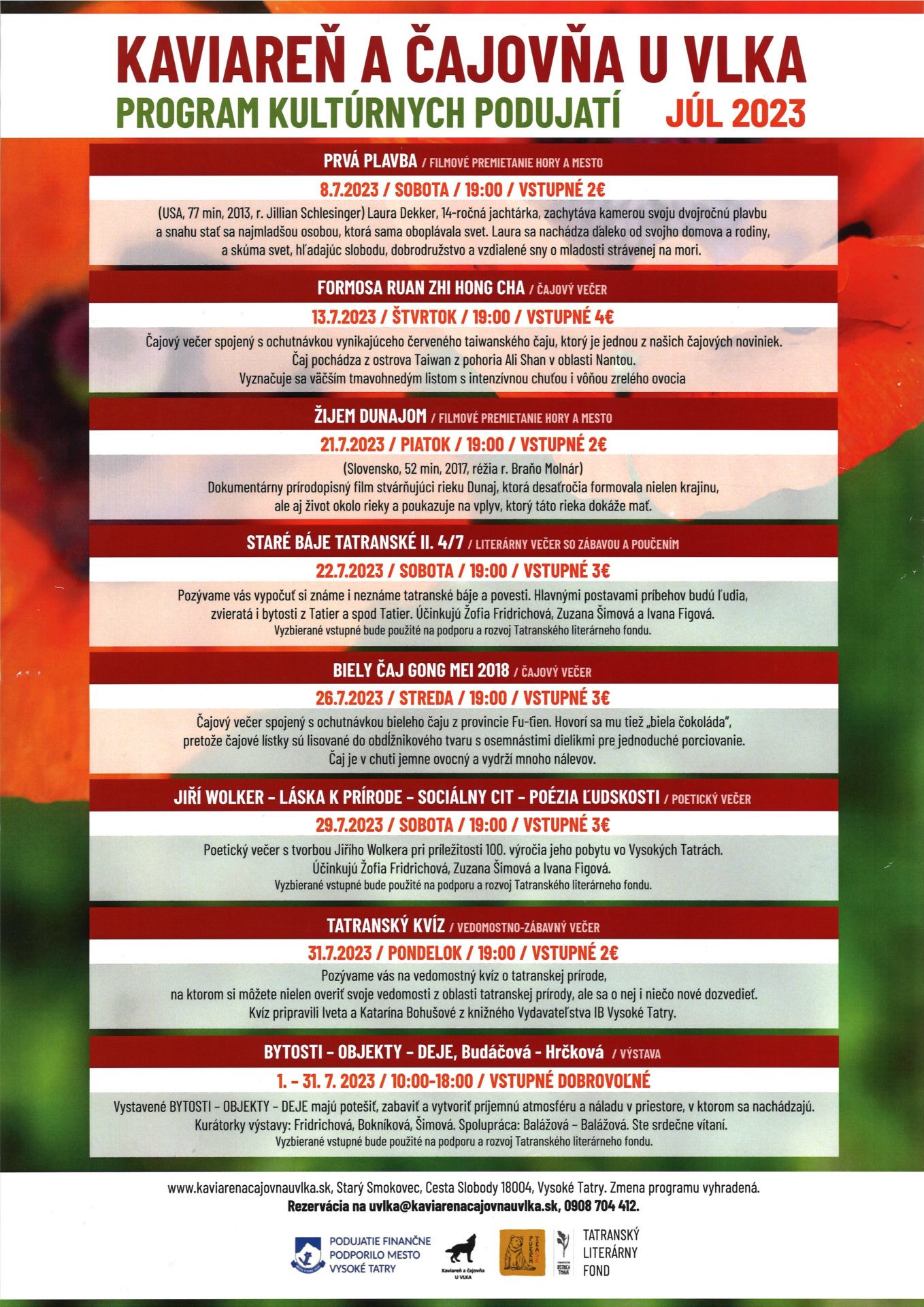 Poetický večer  JIŘÍ WOLKER – LÁSKA K PRÍRODE – SOCIÁLNY CIT – POÉZIA ĽUDSKOSTI