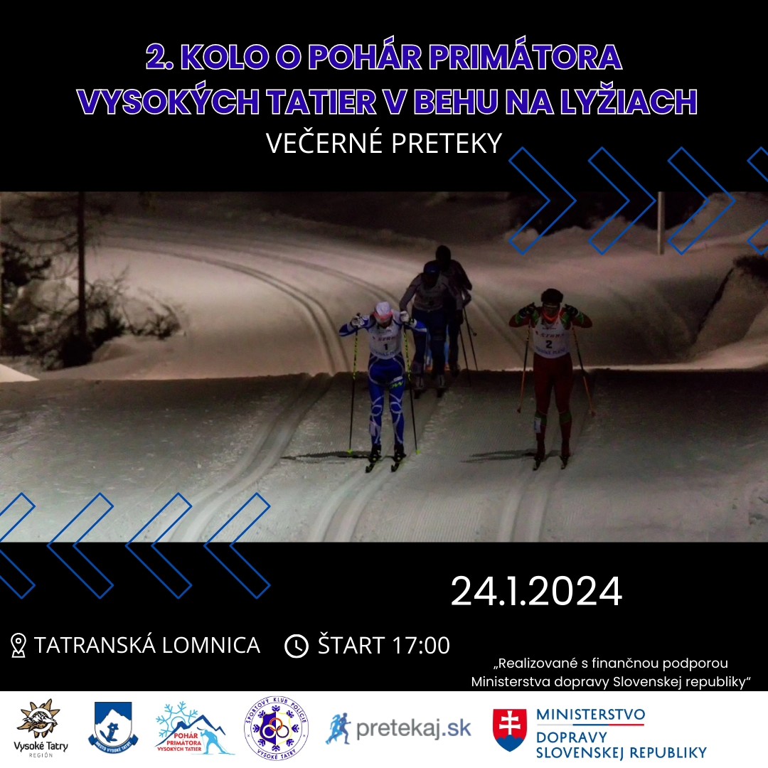 Detské zimné športové podujatia – BEH NA LYŽIACH 2024 – PRETEKY ZRUŠENÉ