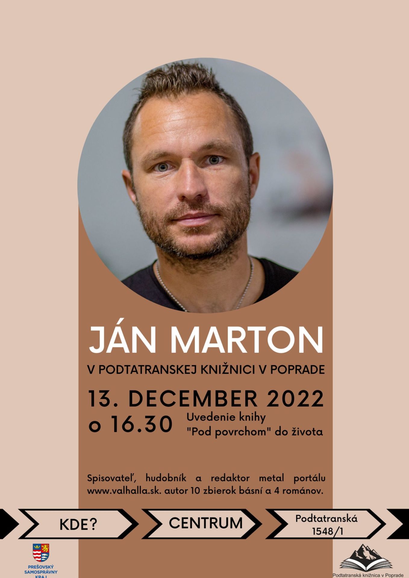 Ján Marton v Podtatranskej knižnici